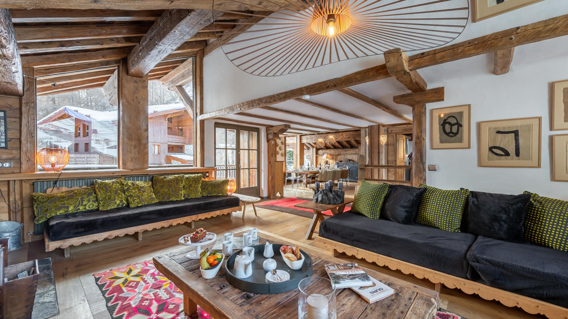 Chalet Mathilda- Location chalets Covarel - Val d'Isère Alpes - France – Séjour bis